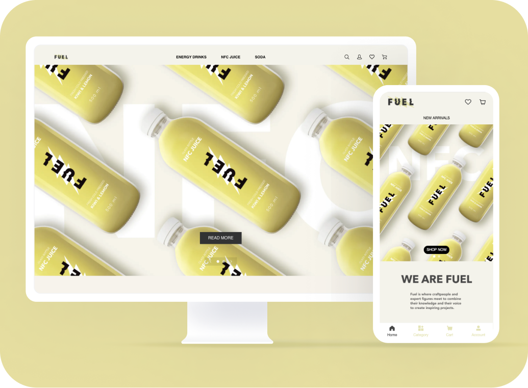 模板推薦 | 年輕跳躍的FUEL 主題，多角度展示、動效視覺一絕！