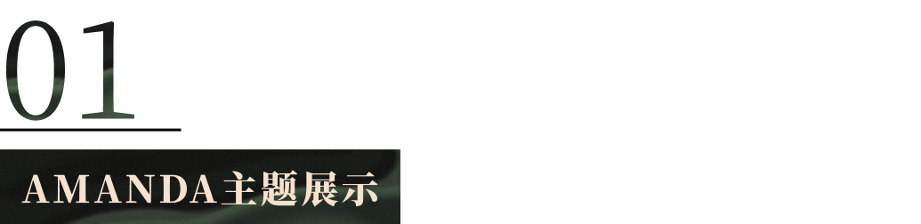 高級感滿滿的AMANDA模板免費用！時尚品牌商家不容錯過