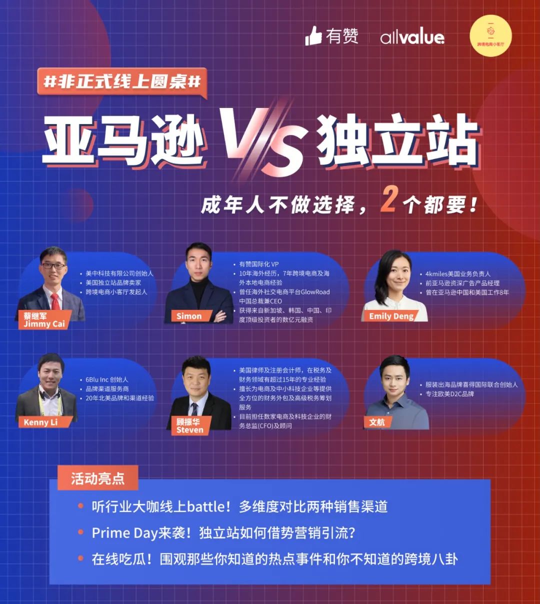 活動回顧 | 亞馬遜VS獨立站，成年人應該怎么選？