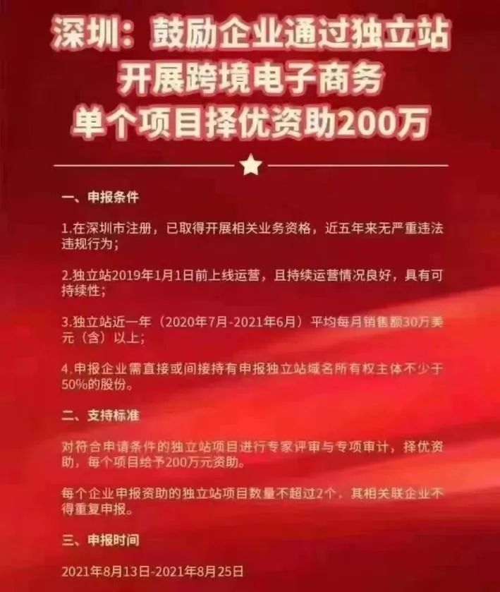 深圳出手應(yīng)對亞馬遜“封號潮”，獨(dú)立站賣家最高補(bǔ)貼200萬！